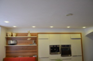 Küchenbeleuchtung Panel 6W, 12W Glas rund