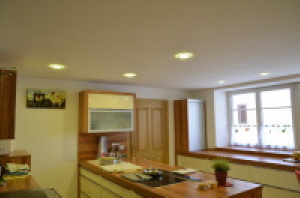 Küchenbeleuchtung Panel 6W, 12W Glas rund